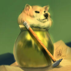 Colored Fullbody Drawing Example | Simple BG