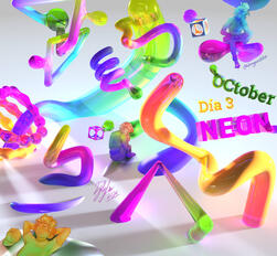 Colored Fullbody Drawing Example | 2 Extra Characters | Detailed BG | 3D-Modeled Set