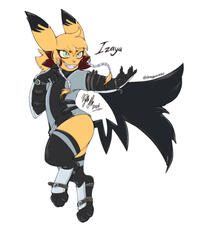 Colored Fullbody Drawing Example | Sketch Style | No Shading