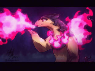 Colored Waist Drawing Example | Simple BG