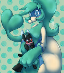 Colored Waist Drawing Example | Simple BG