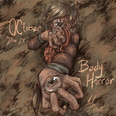 Colored Waist Drawing Example | Sketch Style | Simple BG